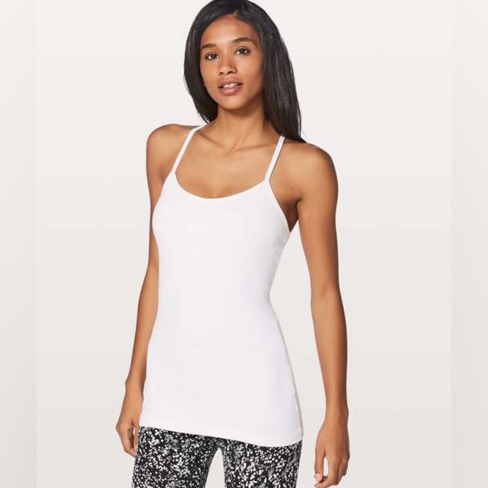 lululemon athletica White Tank Top